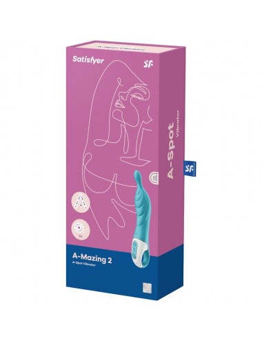 VIBRATORE SATISFYER A-MAZING 2 A-SPOT - TURCHESE