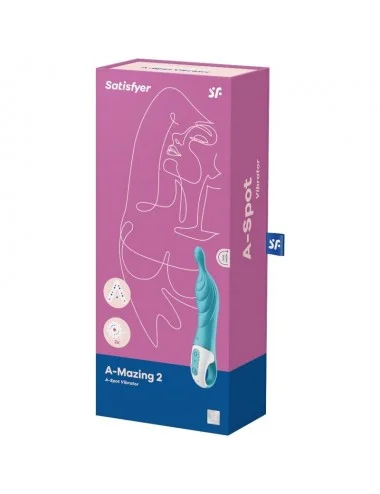 VIBRATORE SATISFYER A-MAZING 2 A-SPOT - TURCHESE