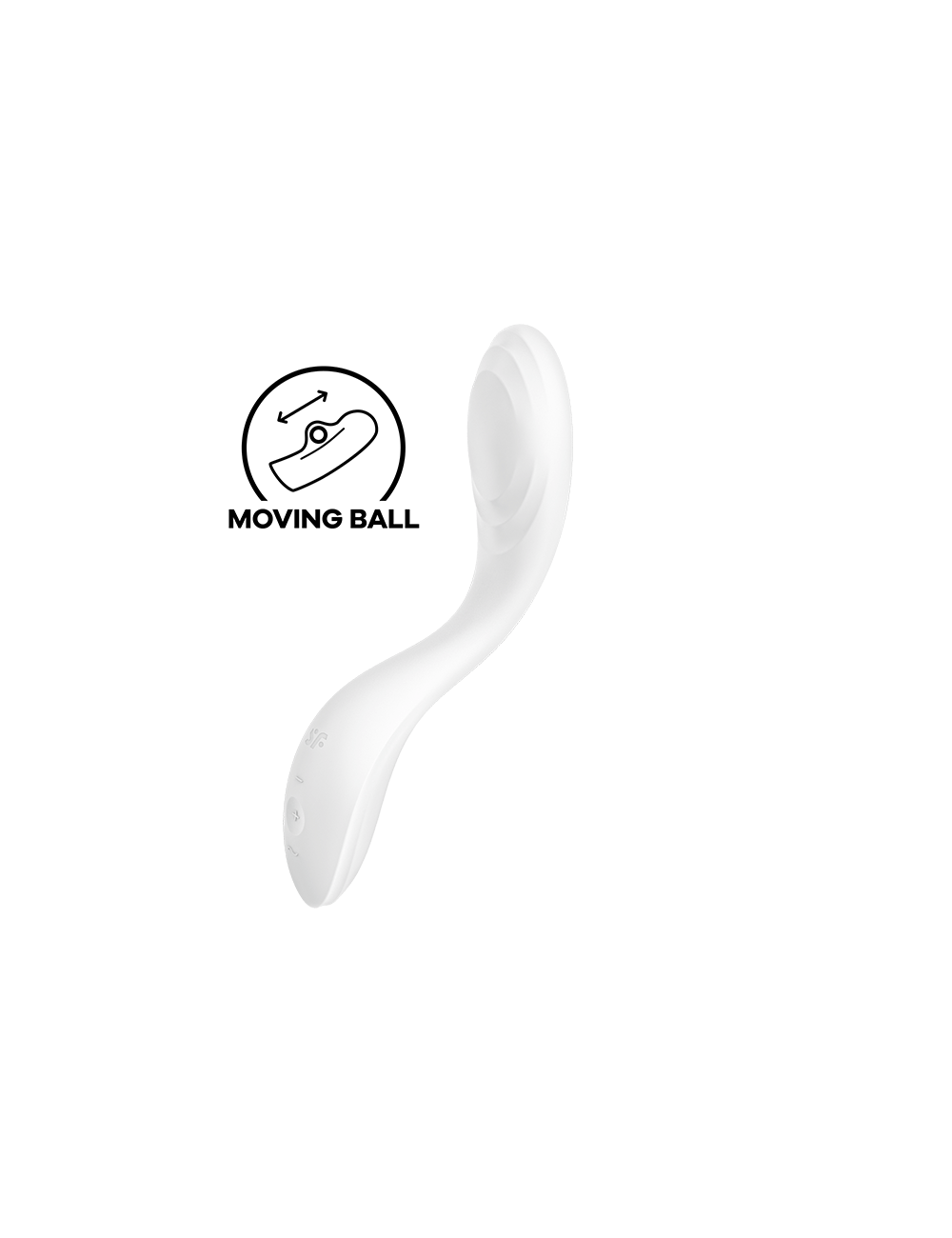 VIBRATORE G-SPOT SATISFYER RRROLLING PLEASURE - BIANCO