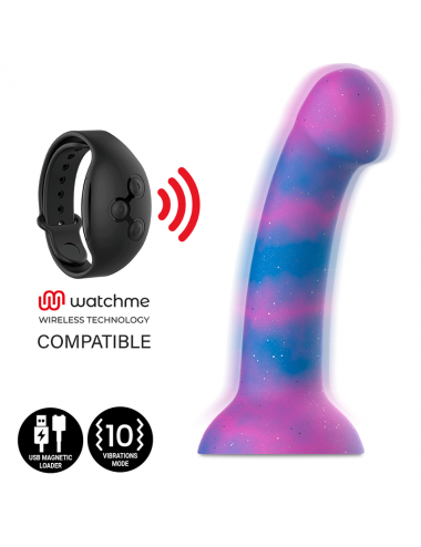 MYTHOLOGY DION GALACTIC DILDO M - VIBRATORE WATCHME COMPATIBILE CON TECNOLOGIA WIRELESS