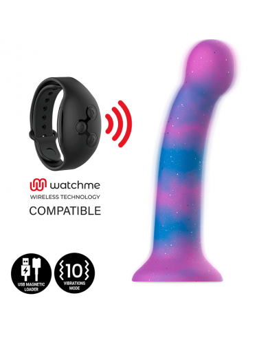 MYTHOLOGY DION GALACTIC DILDO S - VIBRATORE WATCHME COMPATIBILE CON TECNOLOGIA WIRELESS