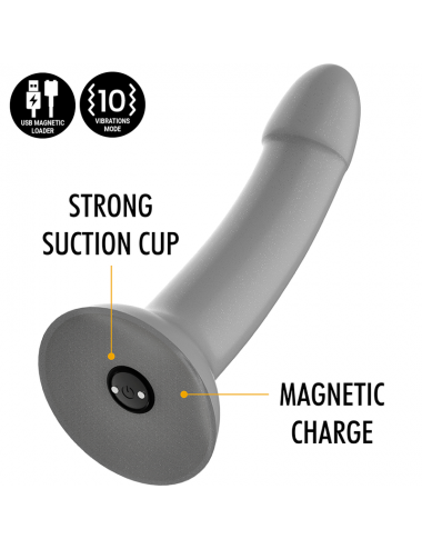 MYTHOLOGY RUNE MAJESTIC DILDO S - VIBRATORE WATCHME COMPATIBILE CON TECNOLOGIA WIRELESS