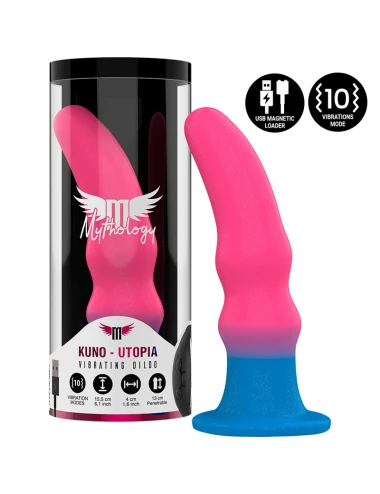 MYTHOLOGY KUNO UTOPIA DILDO M - VIBRATORE WATCHME COMPATIBILE CON TECNOLOGIA WIRELESS