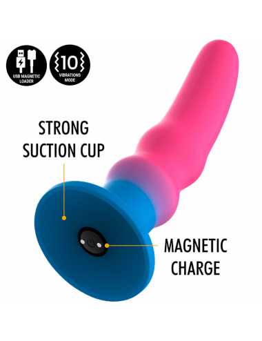 MYTHOLOGY KUNO UTOPIA DILDO M - VIBRATORE WATCHME COMPATIBILE CON TECNOLOGIA WIRELESS