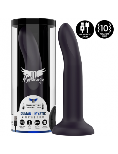 MYTHOLOGY DUMAN MYSTIC DILDO L - VIBRATORE WATCHME COMPATIBILE CON TECNOLOGIA WIRELESS