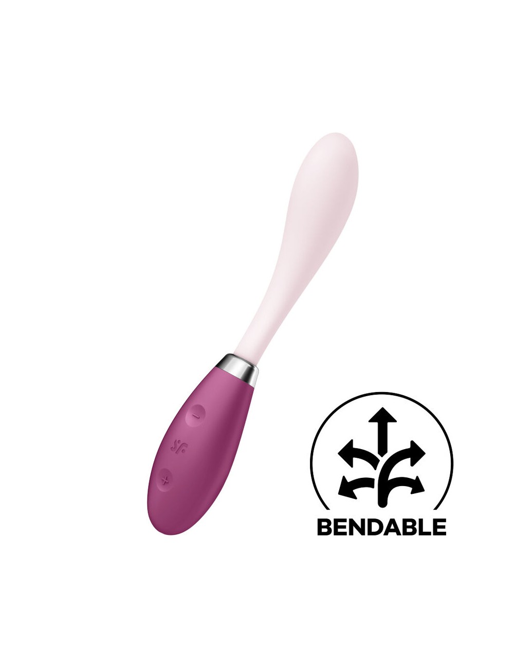 MULTI VIBRATORE SATISFYER G-SPOT FLEX 3 - ROSSO