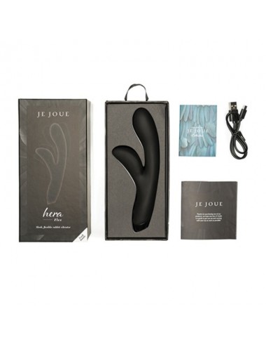 VIBRATORE PER CONIGLI JE JOUE HERA FLEX - NERO