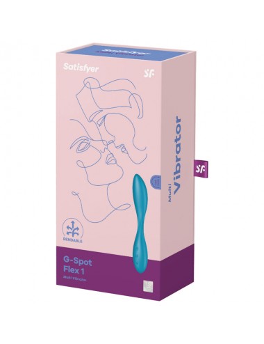MULTI VIBRATORE SATISFYER G-SPOT FLEX 1 - BLU