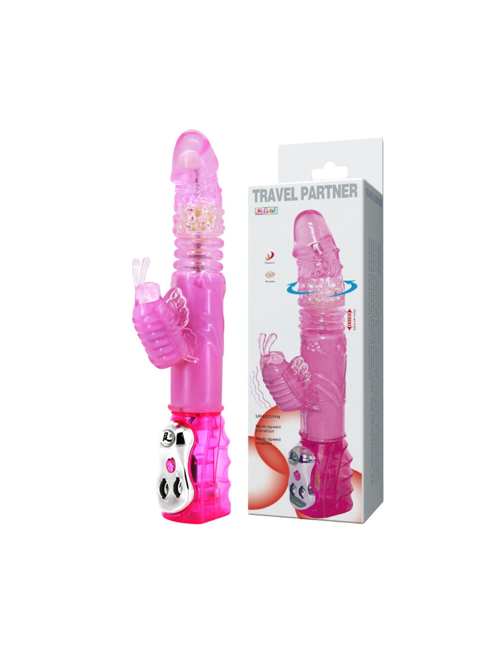 TRAVEL PARTNER ROTADOR UP & DOWN RABBIT ROSA TRAVEL PARTNER ROTADOR UP & DOWN RABBIT ROSA