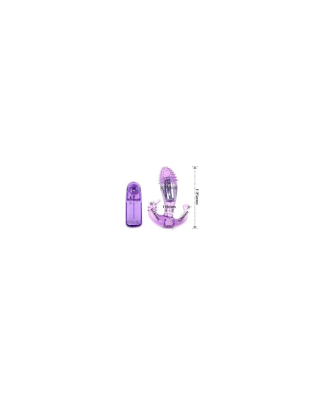 ESTIMULADOR LILA VAGINAL Y ANAL CON VIBRACION ESTIMULADOR LILA VAGINAL Y ANAL CON VIBRACION