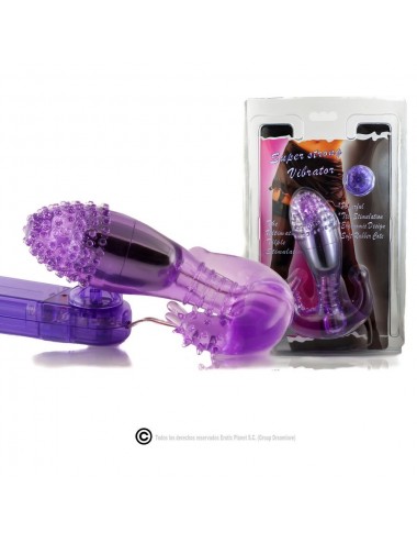 ESTIMULADOR  LILA VAGINAL Y ANAL CON VIBRACION
