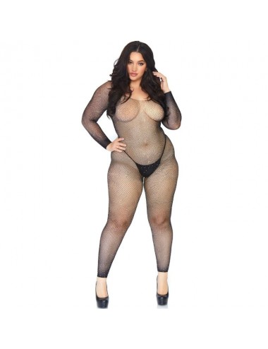 BODYSTOCKING LEG AVENUE IN RETE CON BRILLANTE 1X-2X