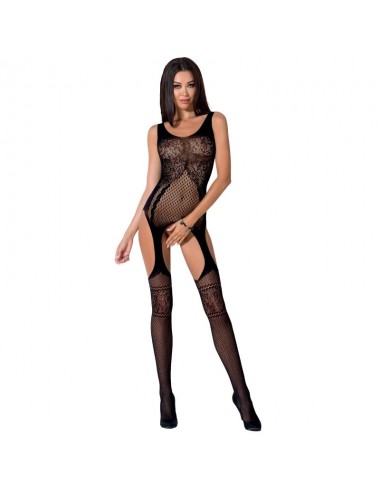 PASSION WOMAN BS061 BODYSTOCKING NERO TAGLIA UNICA