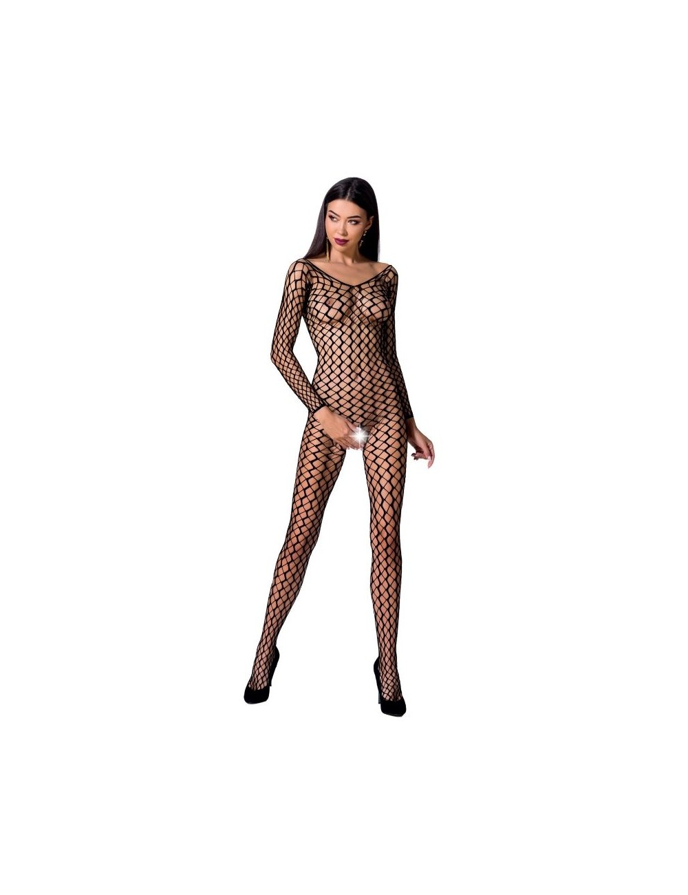 BODYSTOCKING PASSION WOMAN BS068 - NERO TAGLIA UNICA BODYSTOCKING PASSION WOMAN BS068 - NERO TAGLIA UNICA