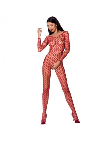 BODYSTOCKING PASSION WOMAN BS068 - ROSSO TAGLIA UNICA