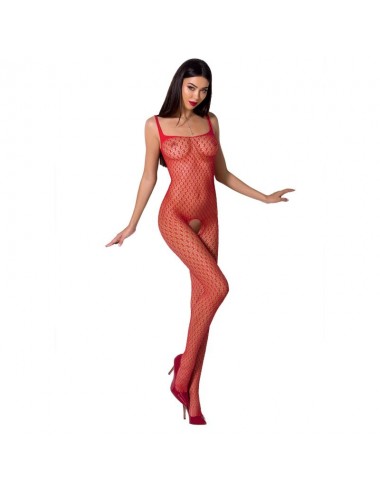 PASSION WOMAN BS071 BODYSTOCKING ROSSO TAGLIA UNICA