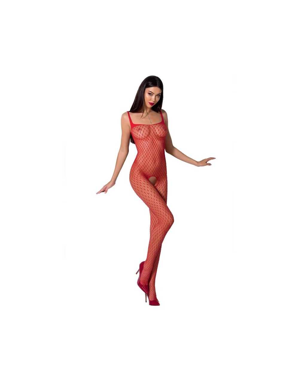 PASSION WOMAN BS071 BODYSTOCKING ROSSO TAGLIA UNICA PASSION WOMAN BS071 BODYSTOCKING ROSSO TAGLIA UNICA