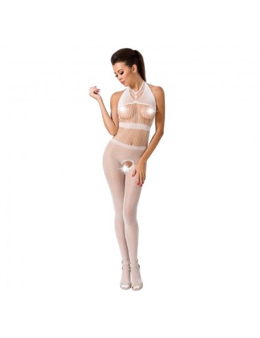 BODYSTOCKING PASSION WOMAN BS048 BIANCO TAGLIA UNICA