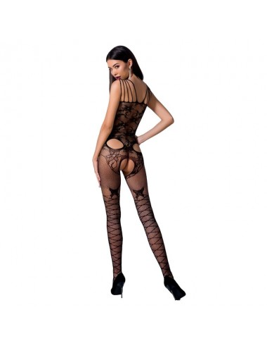 PASSION WOMAN BS076 BODYSTOCKING TAGLIA UNICA NERO