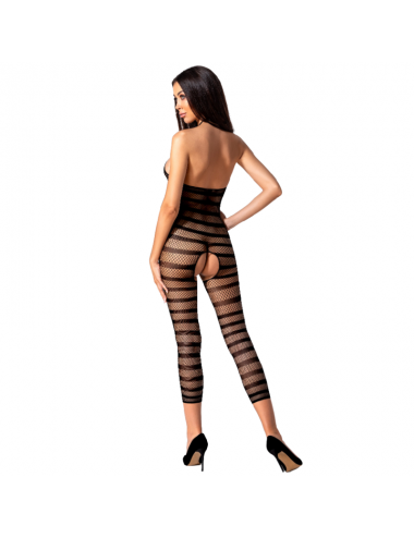PASSION WOMAN BS081 BODYSTOCKING - NERO TAGLIA UNICA