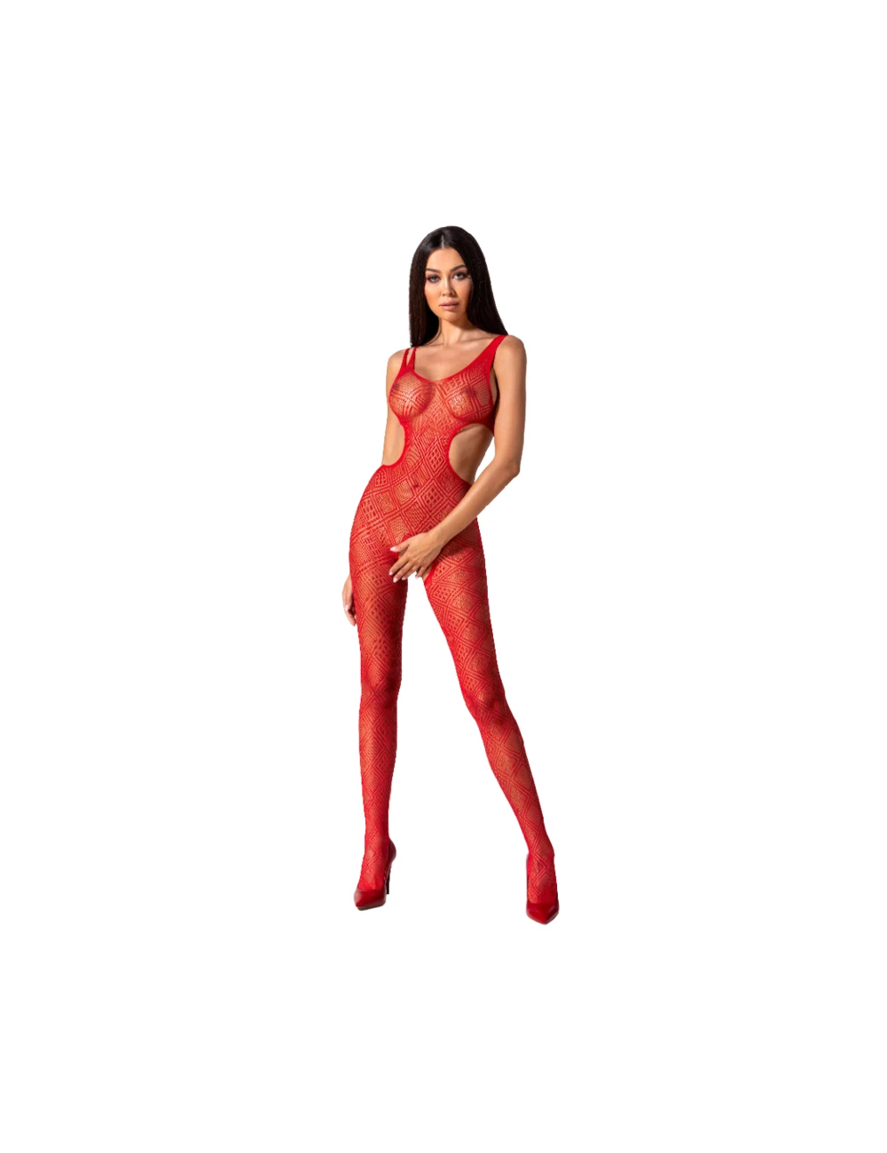 PASSION WOMAN BS085 BODYSTOCKING ROSSO TAGLIA UNICA PASSION WOMAN BS085 BODYSTOCKING ROSSO TAGLIA UNICA