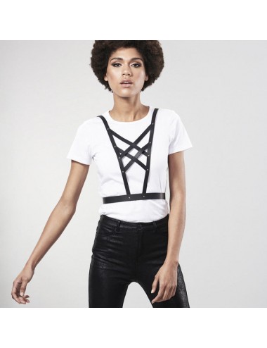 IMBRACATURA BIJOUX INDISCRETS MAZE CROSS SCISSIONE NERA