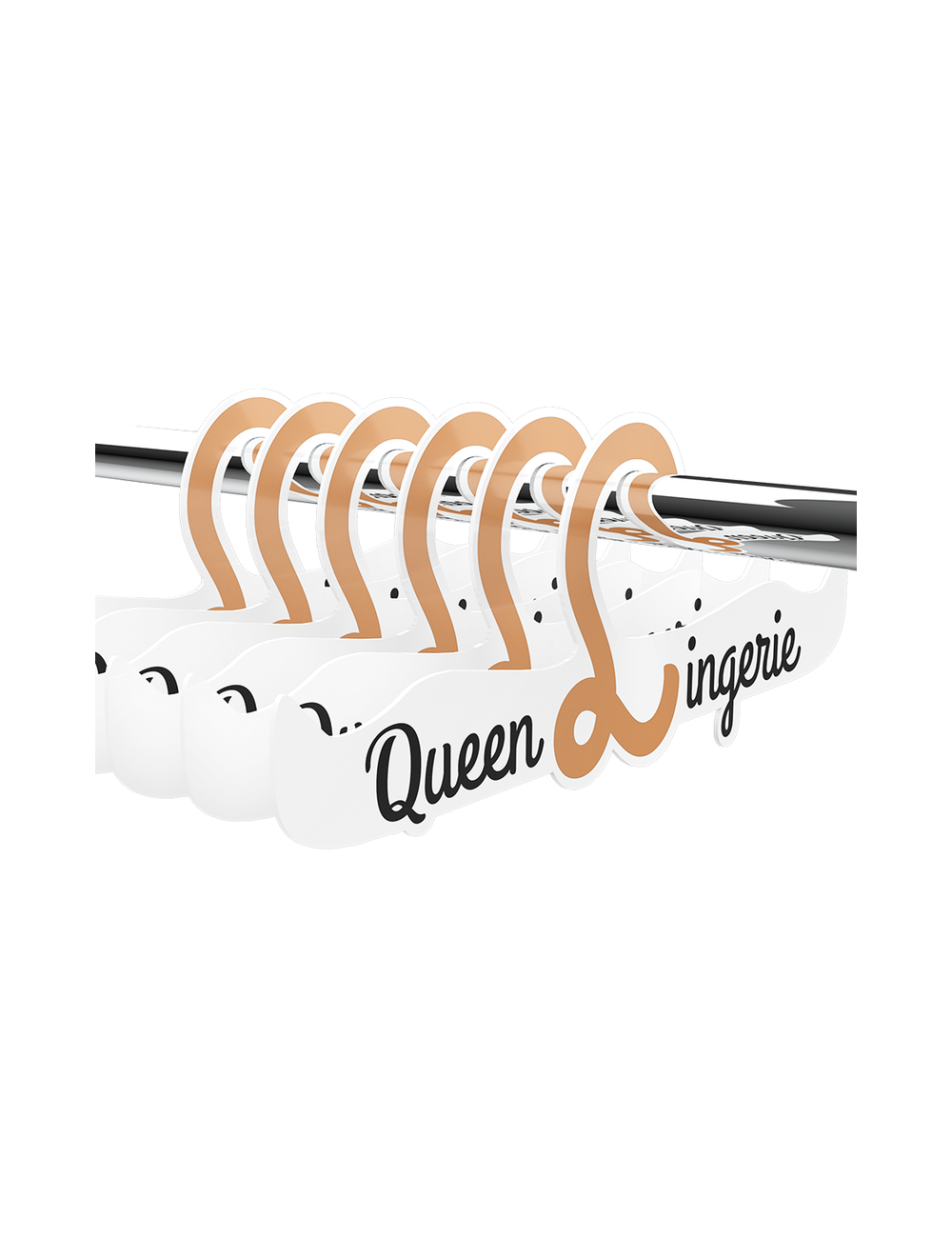 QUEEN LINGERIE PERCHA PARA LENCERIA 27.5 CM (1 Unidad) QUEEN LINGERIE PERCHA PARA LENCERIA 27.5 CM (1 Unidad)