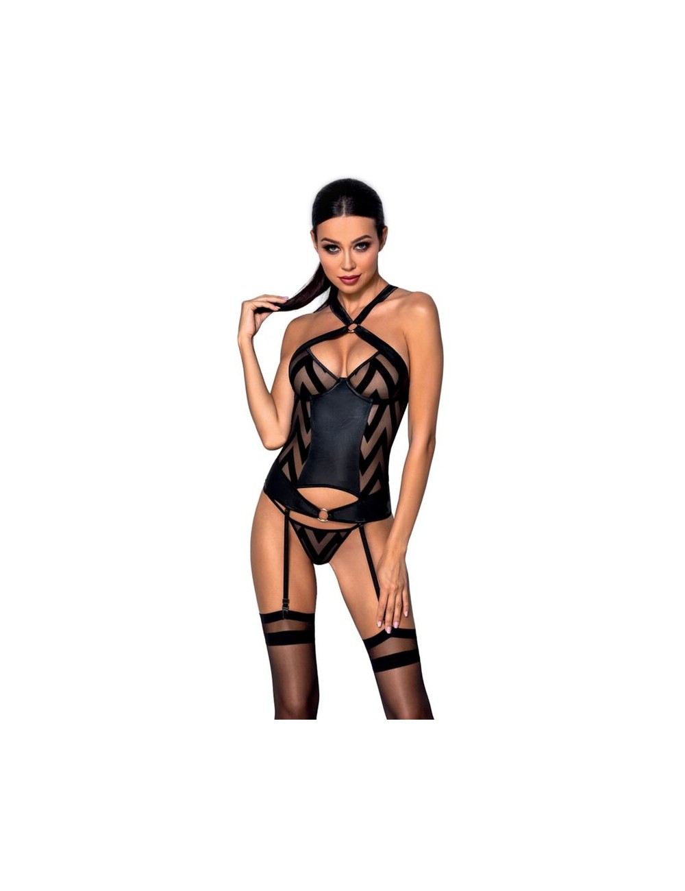 PASSION HIMA CORSETTO ECOPELLE XXL/XXXL PASSION HIMA CORSETTO ECOPELLE XXL/XXXL