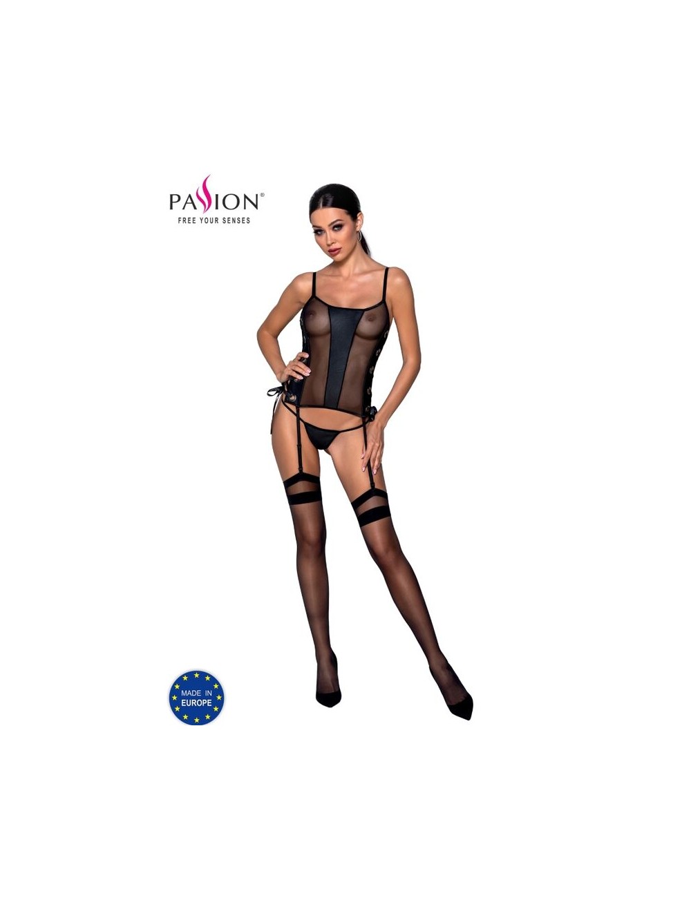 PASSION MALWIA CORSETTO ECOPELLE S/M