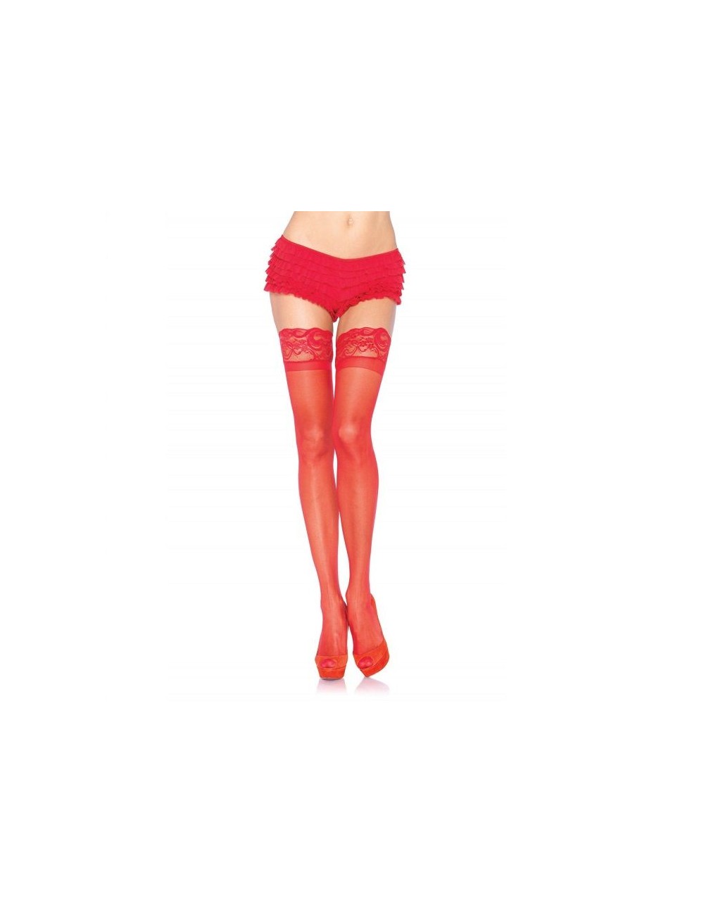 STAY UP CALZINI SPANDEX TRASPARENTI CON TOP IN SILICONE STAY UP CALZINI SPANDEX TRASPARENTI CON TOP IN SILICONE