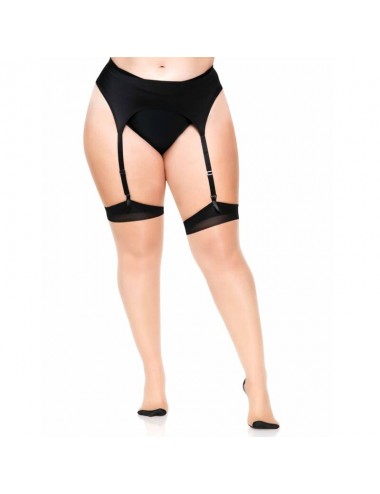 COSCIA PLUS LYCRA SHEER 2 TONI CON CUCITURA E TACCO CUBANO