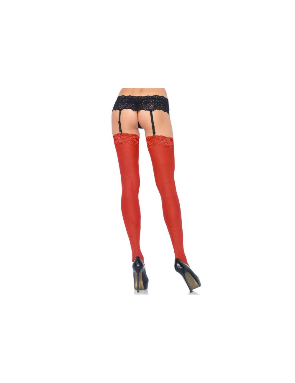 CALZE TRASPARENTI LEG AVENUE CON BACKSEAM ROSSO CALZE TRASPARENTI LEG AVENUE CON BACKSEAM ROSSO