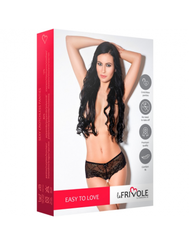 LE FRIVOLE - 04341 MUTANDINE CROTCHLESS NERE L / XL