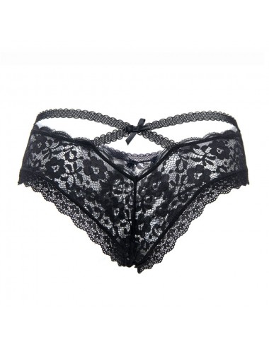 MUTANDINE IN PIZZO FLOREALE LINGERIE QUEEN S / M