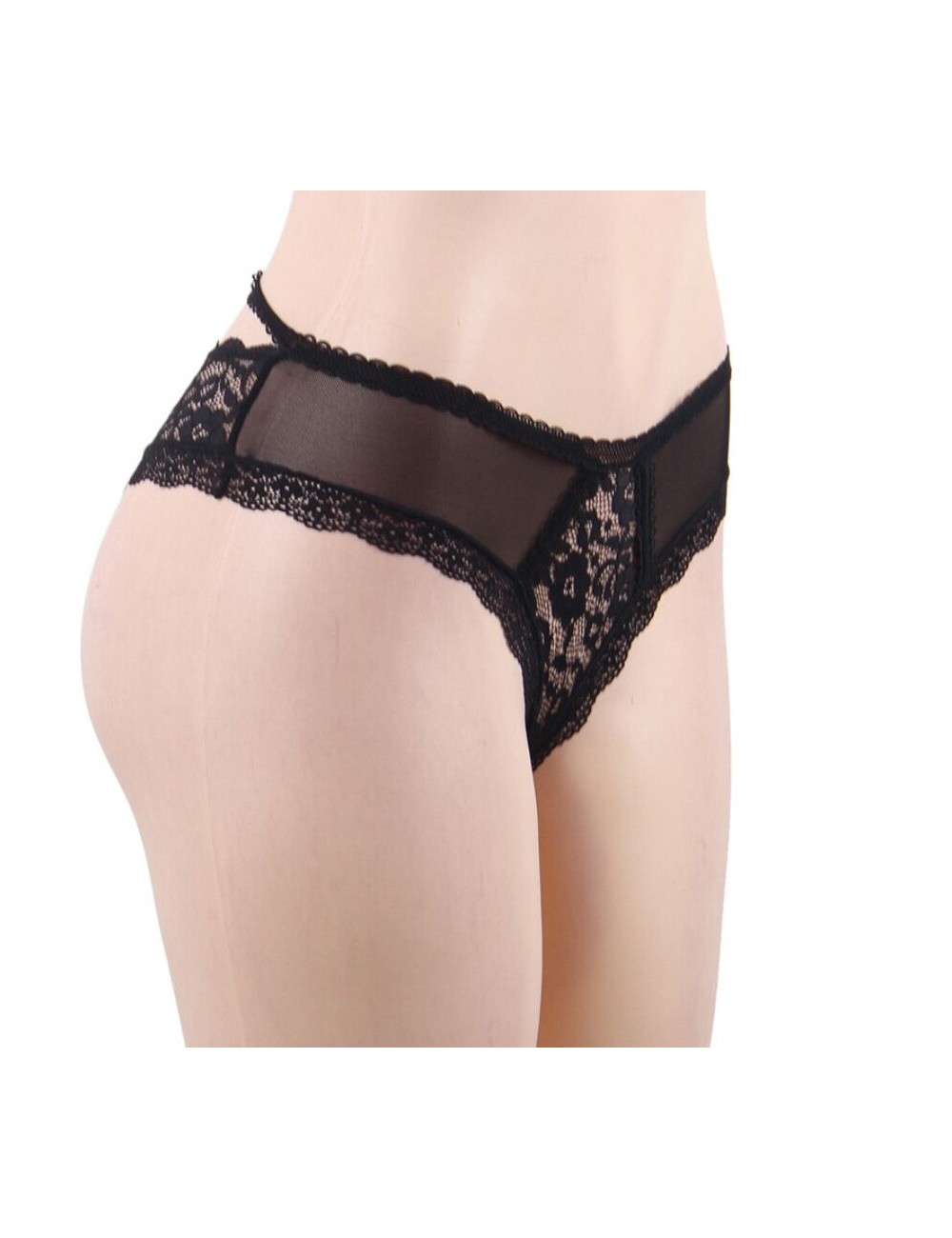 MUTANDINE IN PIZZO FLOREALE CON LINGERIE L / XL MUTANDINE IN PIZZO FLOREALE CON LINGERIE L / XL