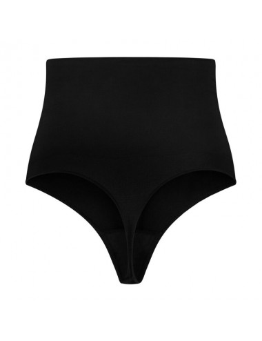 BYE BRA SEAMLESS PERIZOMA VITA ALTA CONTROLLO MEDIO - NERO XL
