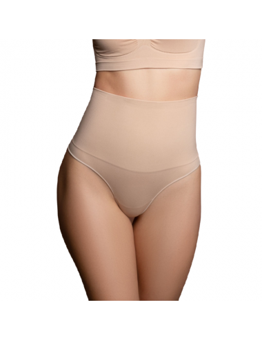 BYE BRA SEAMLESS PERIZOMA VITA ALTA CONTROLLO MEDIO - NERO S