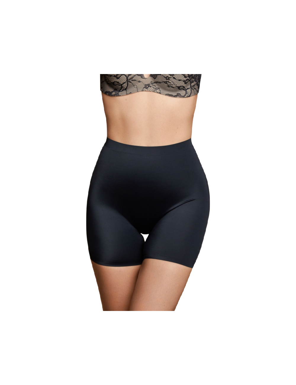 BYE BRA INVISIBLE SHORT LIGHT CONTROL - NERO L BYE BRA INVISIBLE SHORT LIGHT CONTROL - NERO L