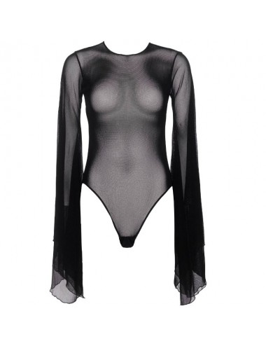 LEG AVENUE TEDDY CON MANICA CAPPUCCIO L / XL