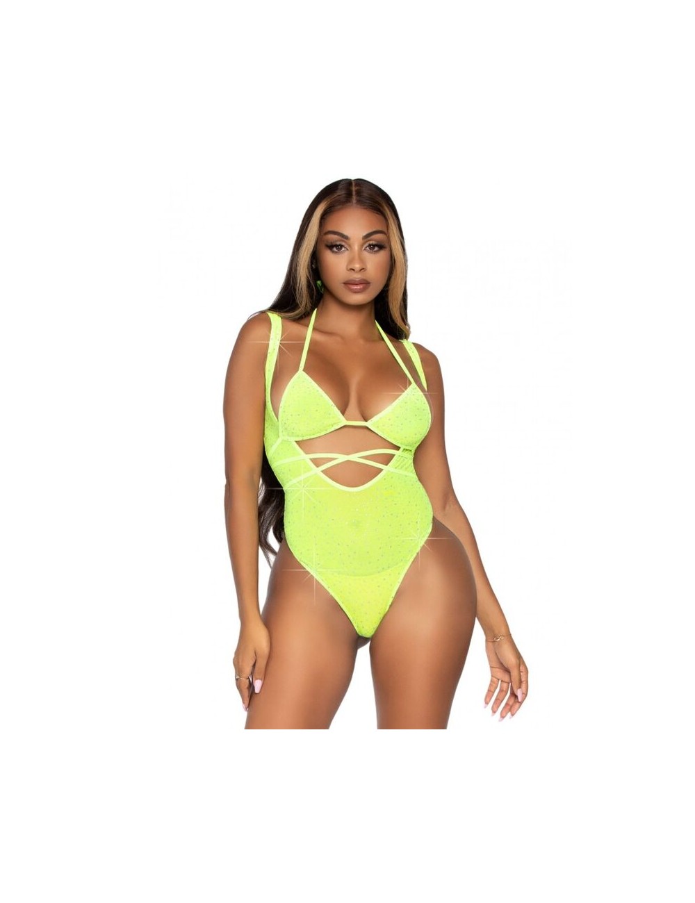 BIKINI TOP E BODY LEG AVENUE TAGLIA UNICA BIKINI TOP E BODY LEG AVENUE TAGLIA UNICA
