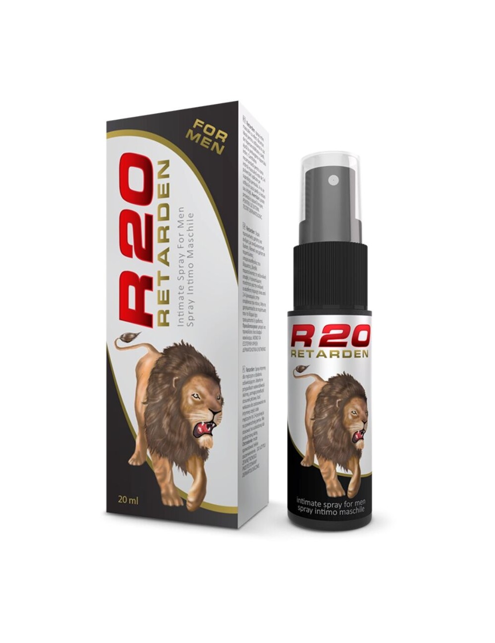 R20 SPRAY RITARDANTE PER UOMO EFFETTO FREDDO 20 ML