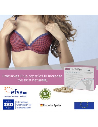 PROCURVES PIÙ PILLOLE NATURALI PER IL MIGLIORAMENTO DEL SENO