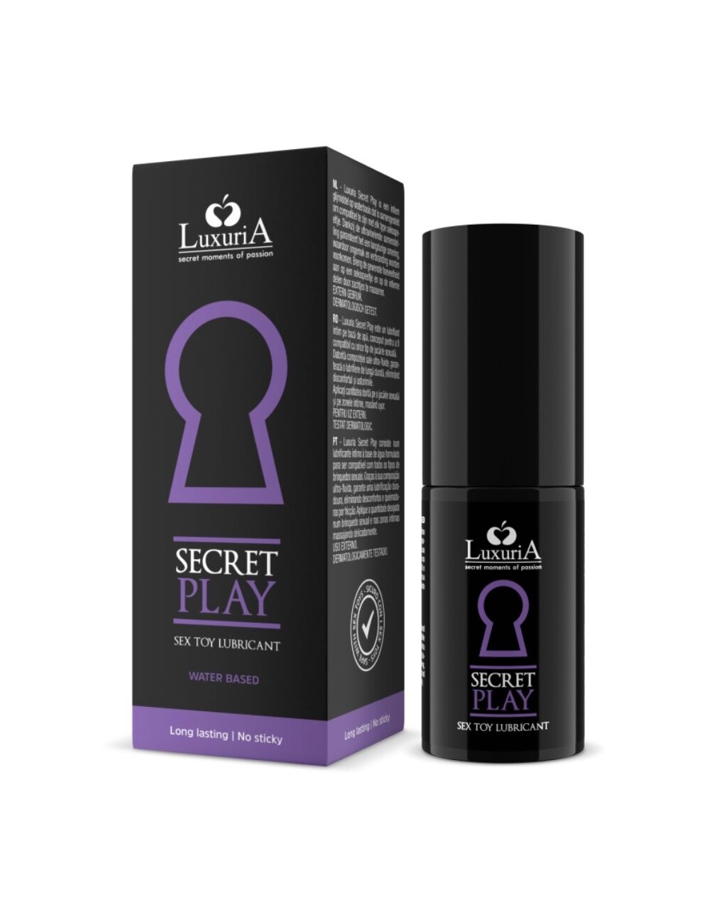 LUXURIA SECRET PLAY SEX TOYS LUBRIFICANTE 30 ML LUXURIA SECRET PLAY SEX TOYS LUBRIFICANTE 30 ML