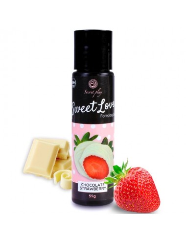 SECRETPLAY GEL SWEET LOVE FRAGOLA E CIOCCOLATO BIANCO 60 ML