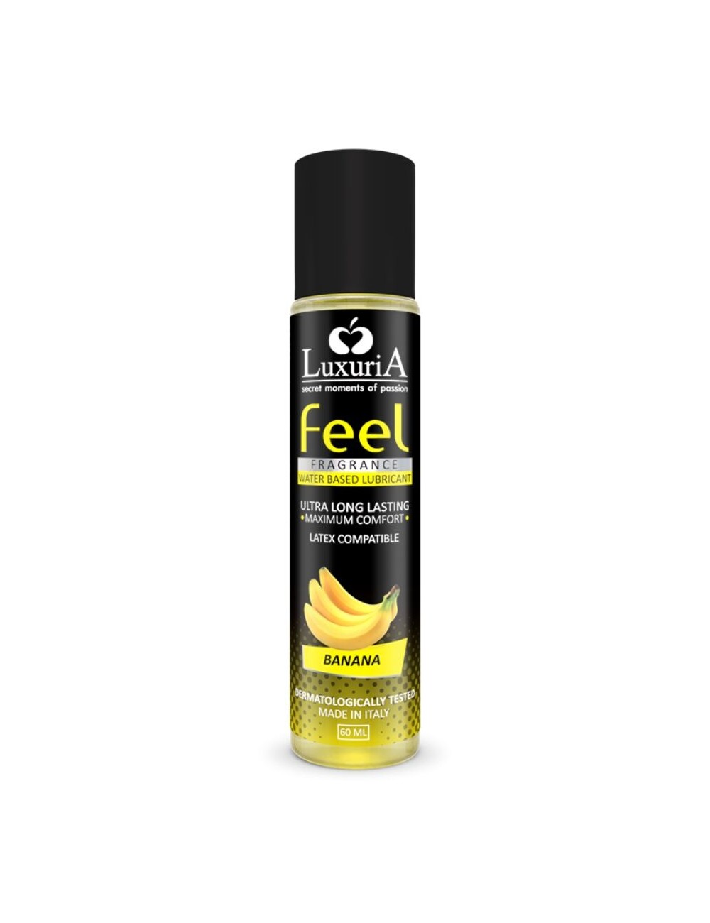 LUXURIA FEEL BANANA LUBRIFICANTE ALL'ACQUA 60 ML LUXURIA FEEL BANANA LUBRIFICANTE ALL'ACQUA 60 ML