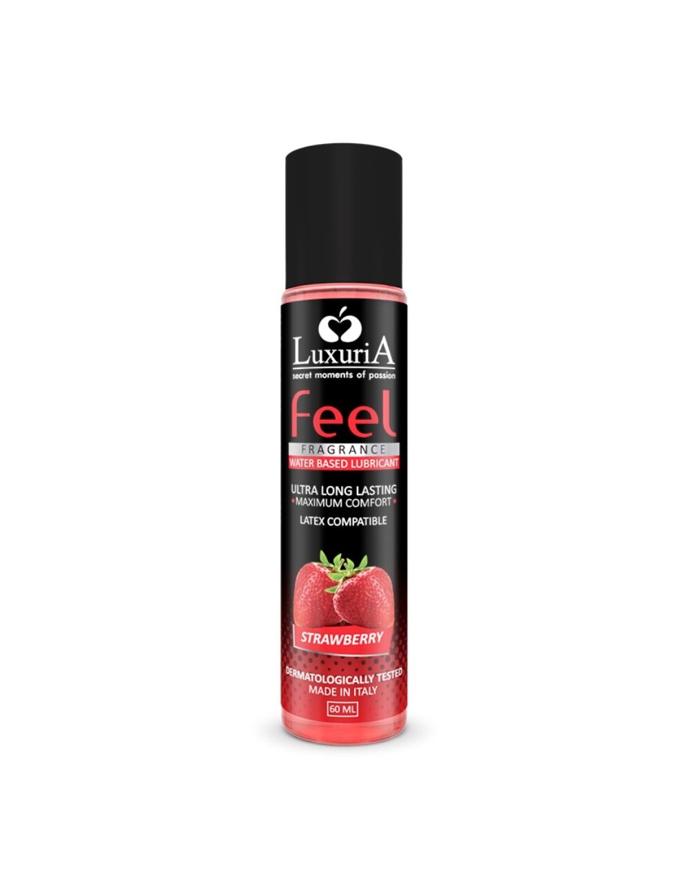 LUXURIA FEEL LUBRIFICANTE ALL'ACQUA FRAGOLA 60 ML