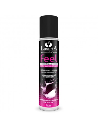 LUXURIA FEEL LUBRIFICANTE ANALE A BASE DI ACQUA 60 ML
