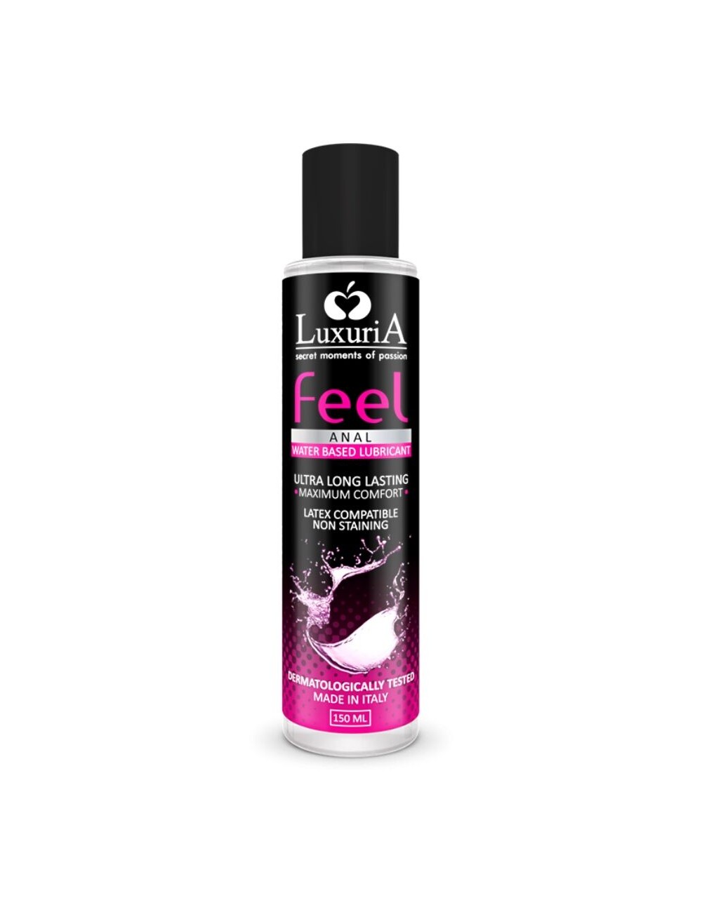LUXURIA FEEL LUBRIFICANTE ANALE A BASE DI ACQUA 150 ML LUXURIA FEEL LUBRIFICANTE ANALE A BASE DI ACQUA 150 ML