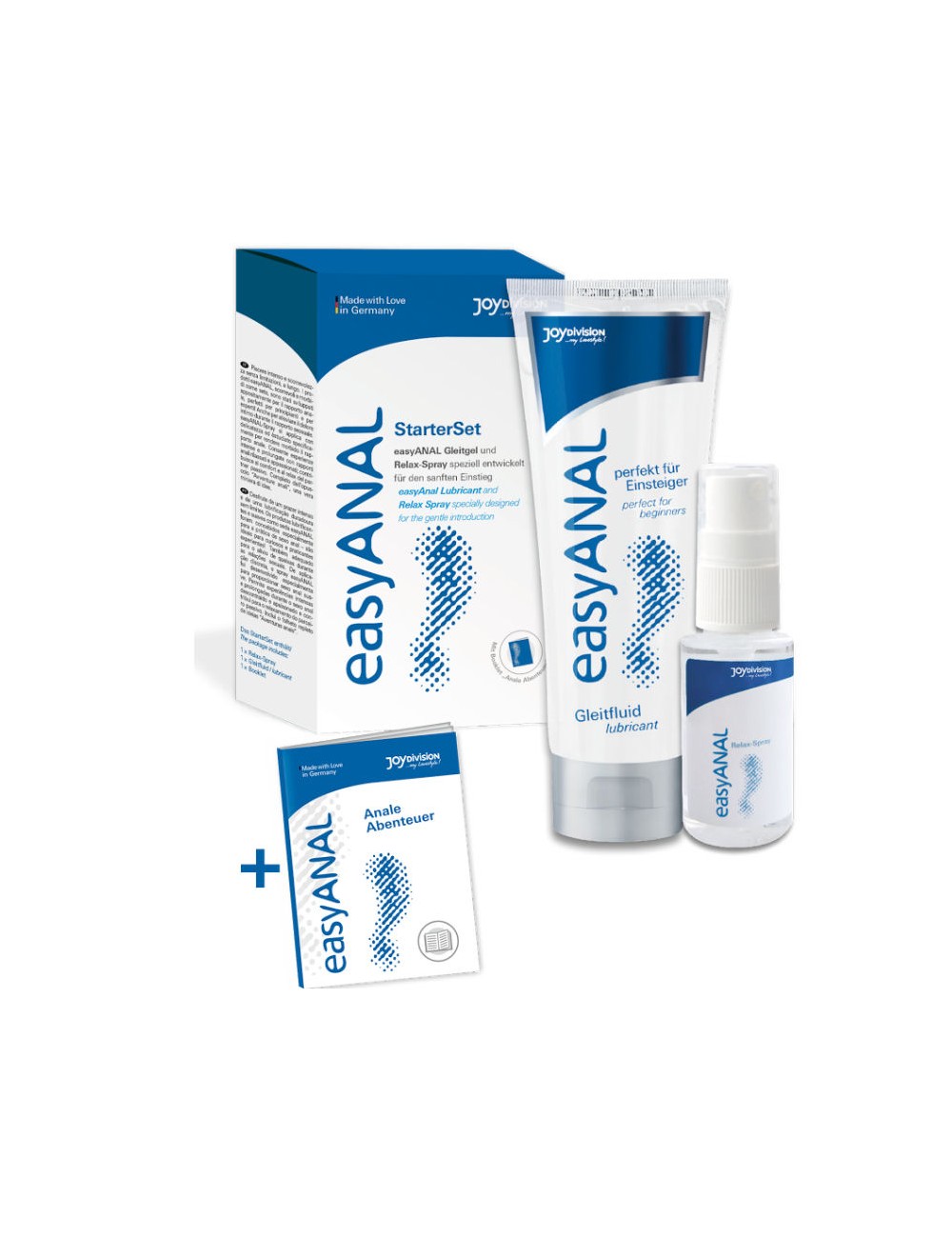 EASY ANAL STARTER SET LUBRICANTE + RELAX SPRAY