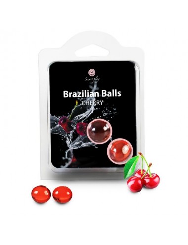 PALLINE BRASILIANE CHERRY SET 2 PALLINE